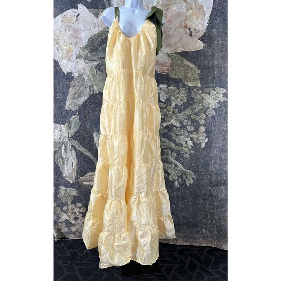 New Anthropologie Hutch Scoop-Neck Tiered Maxi Dress sz xL - Picture 6 of 10